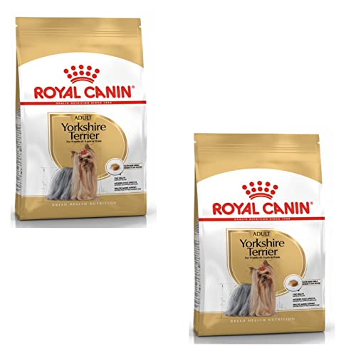 ROYAL CANIN Yorkshire Terrier Adult | Paquete Doble | 2 x 500 g | Pienso para Yorkshire Terriers Adultos | A Partir de los 10 Meses de Edad | para favorecer un envejecimiento Saludable